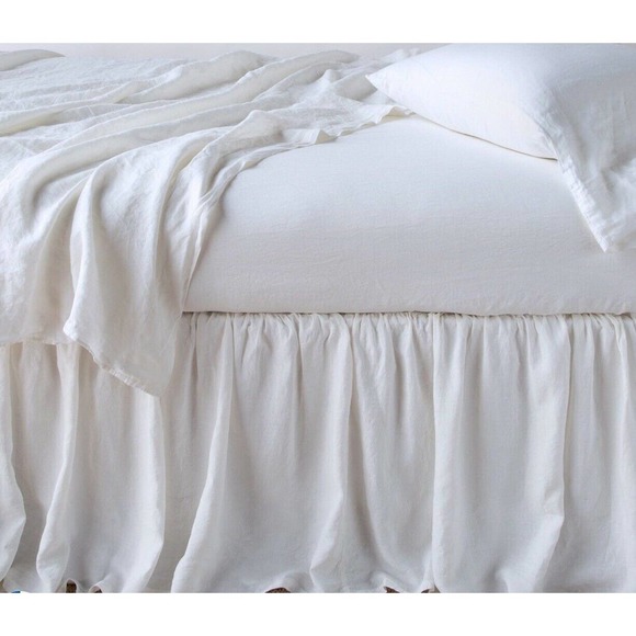 5 yards Bella Notte Linens European White Linenmake beddingWIDE 106 inch
